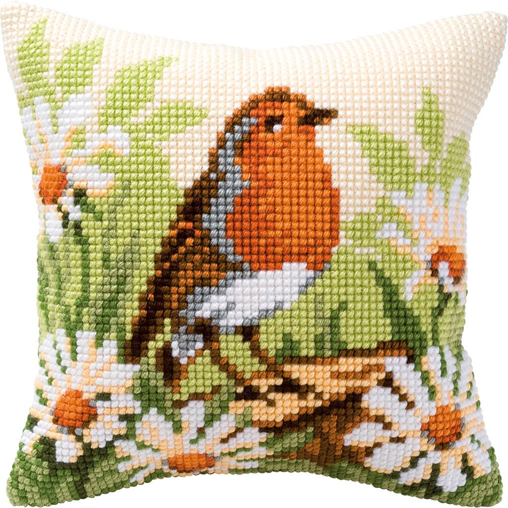 Robin - Kit para crear una almohada - Vervaco PN-0008480