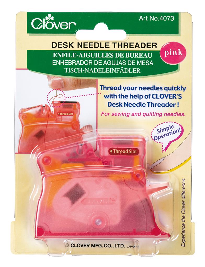 Enhebrador Automático de Agujas Clover rosa