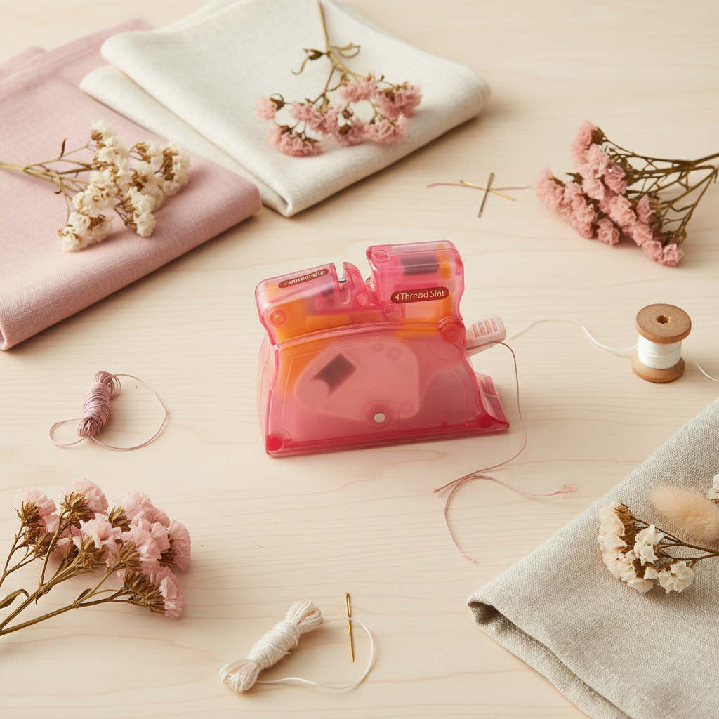 Enhebrador Automático de Agujas Clover – Eficiencia y Estilo en Tres Colores