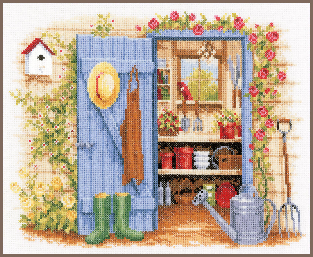 Mi cobertizo de jardín - Vervaco - Kit de punto de cruz PN-0146451