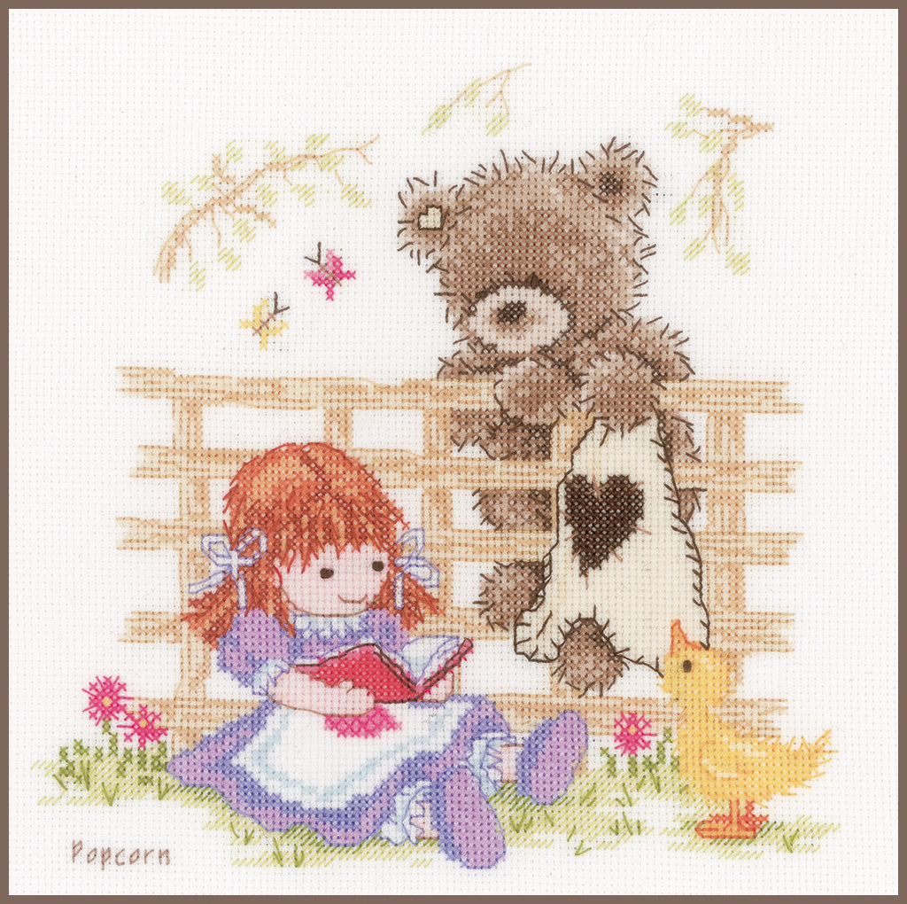Popcorn Telling a story - Vervaco - Kit de punto de cruz PN-0147891