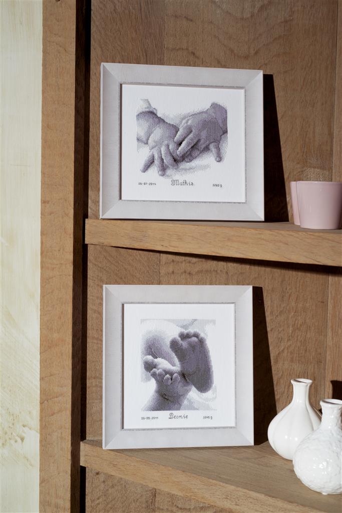 Manos de bebe - Vervaco - Kit de punto de cruz PN-0150172