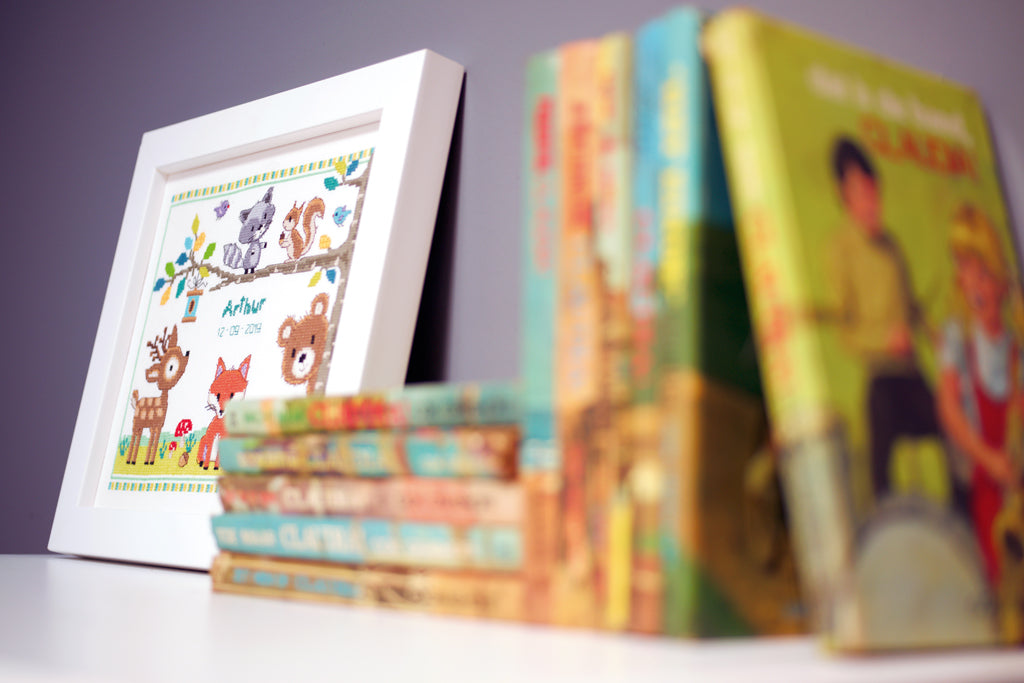 Animales del bosque - Vervaco - Kit de punto de cruz