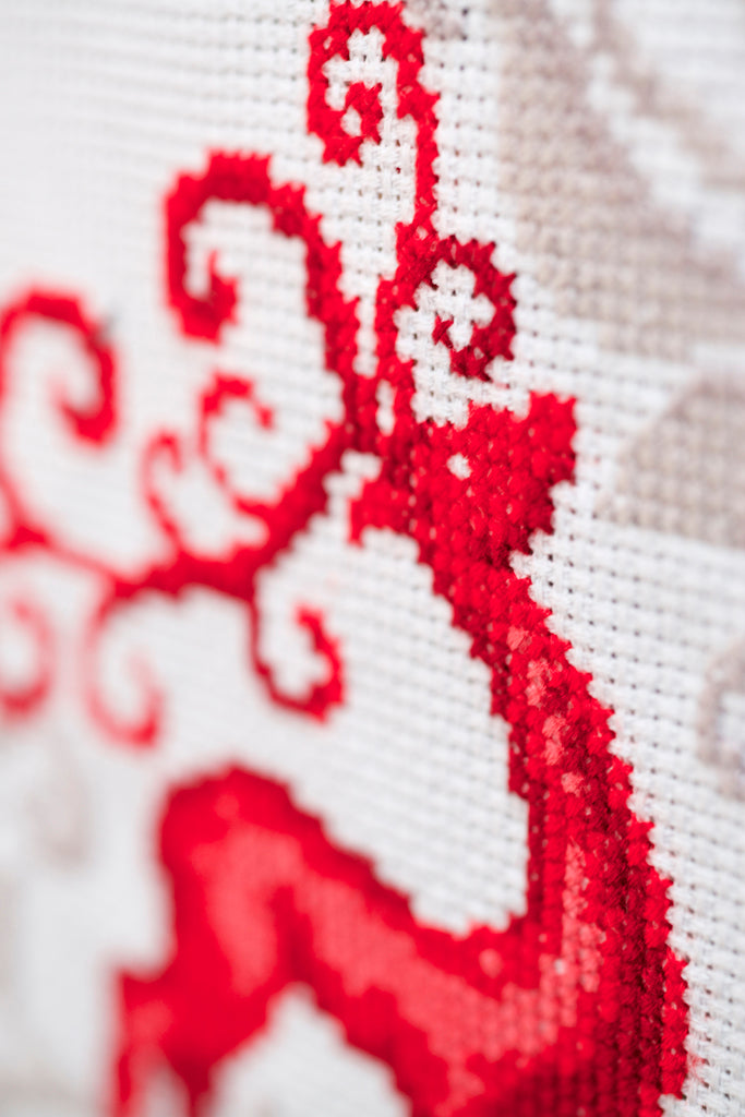 Camino de mesa Ciervo orgulloso - Vervaco - Kit de punto de cruz PN-0150194