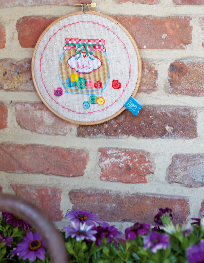 Button jar - Vervaco - Kit de punto de cruz PN-0150923