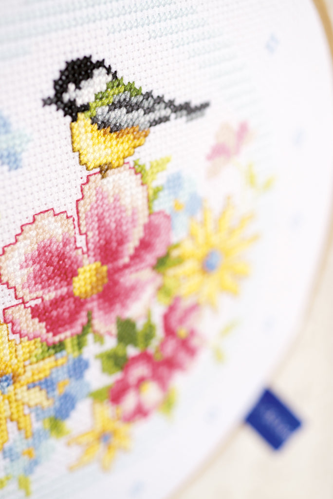Bird and Flowers - Vervaco - Cross Stitch Kit PN-0151945