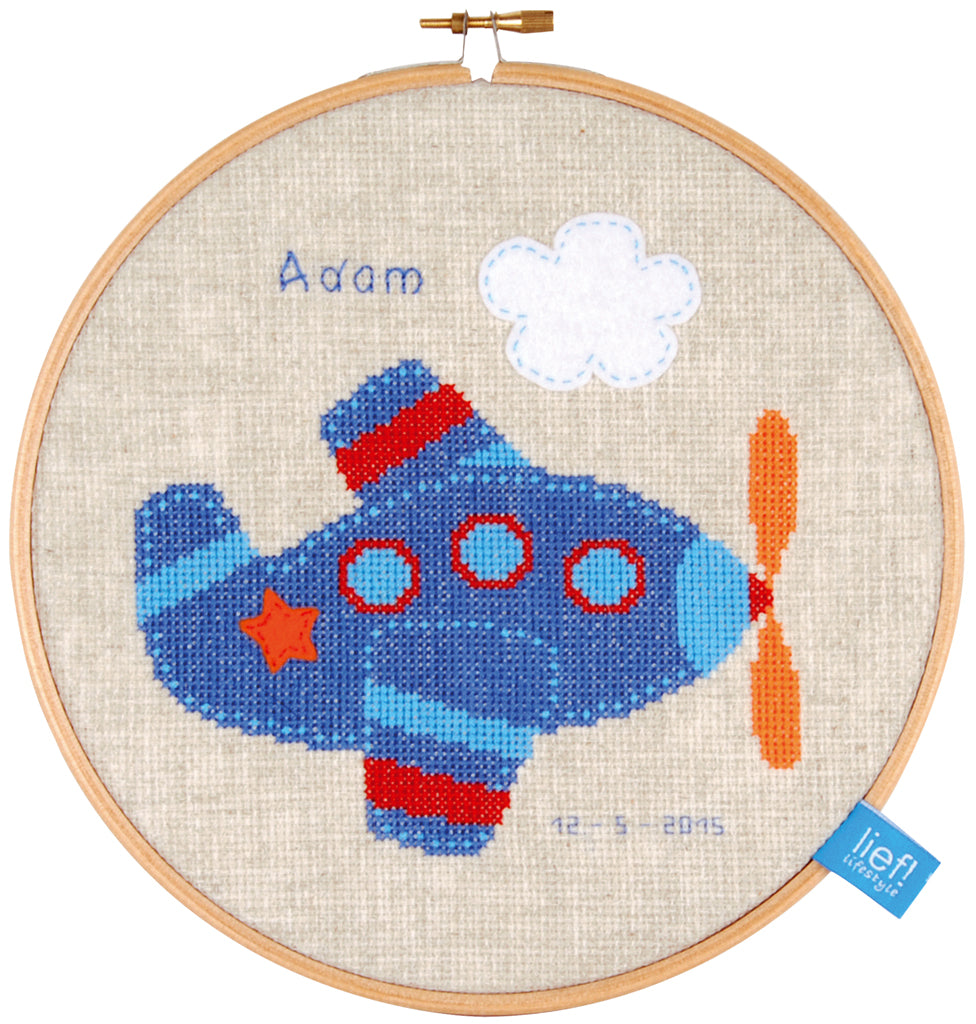 Avión II - Vervaco - Kit de punto de cruz