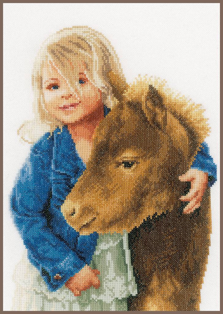 Ma meilleure amie - Lanarte - Kit de point de croix PN-0155208