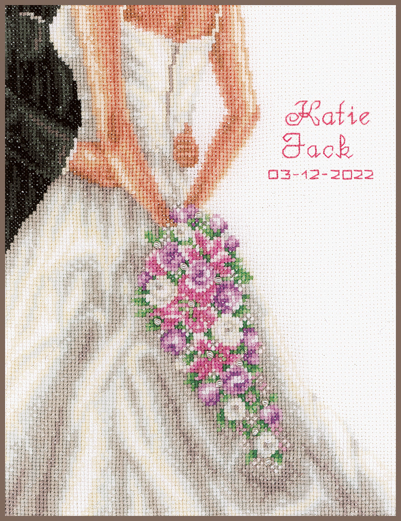 Pareja de boda - Vervaco - Kit de punto de cruz PN-0155241