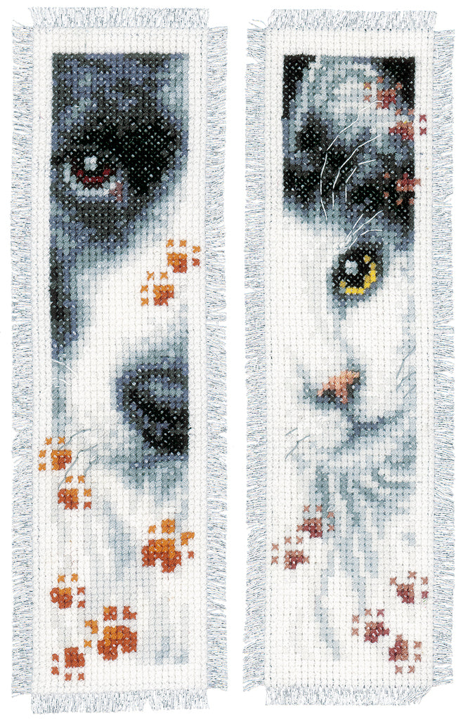 Dog and cat set of 2 - Vervaco - Kit de punto de cruz PN-0155651