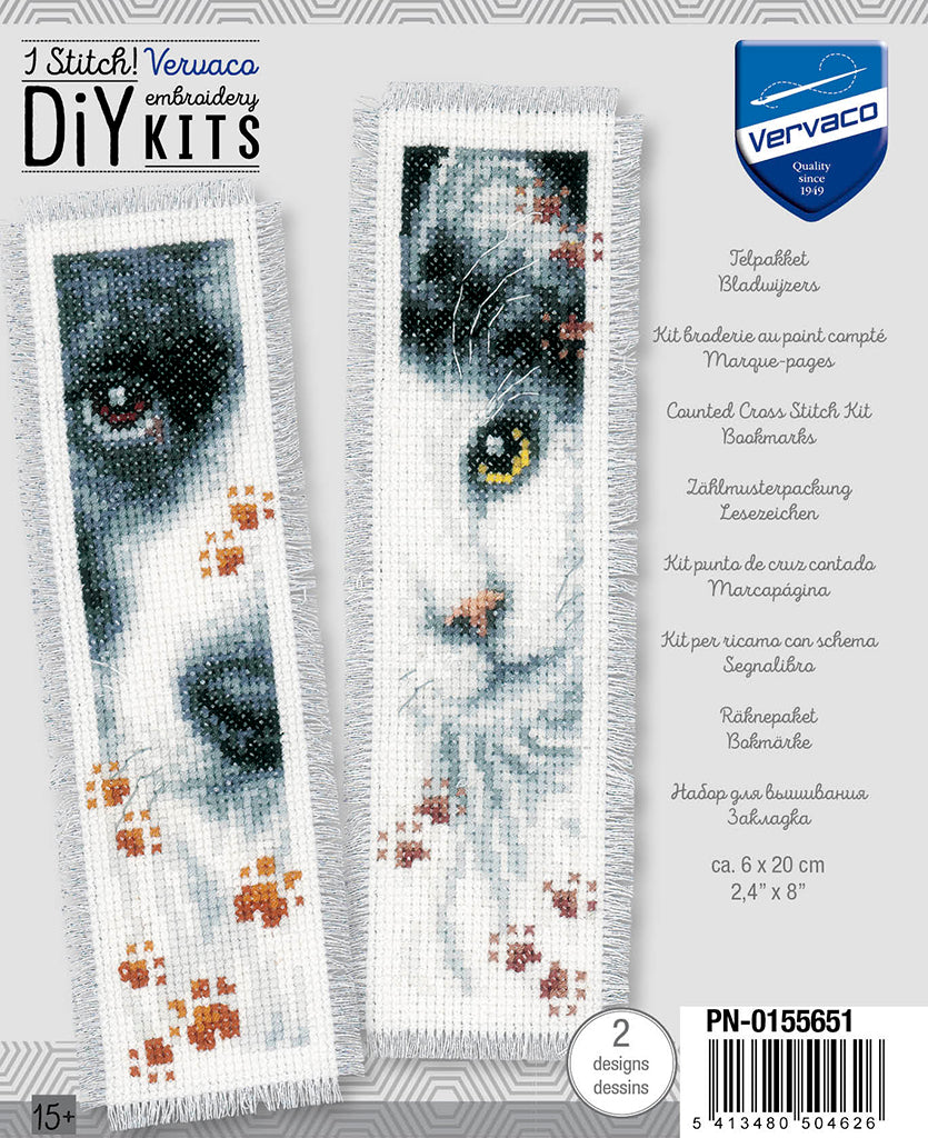 Dog and cat set of 2 - Vervaco - Kit de punto de cruz PN-0155651