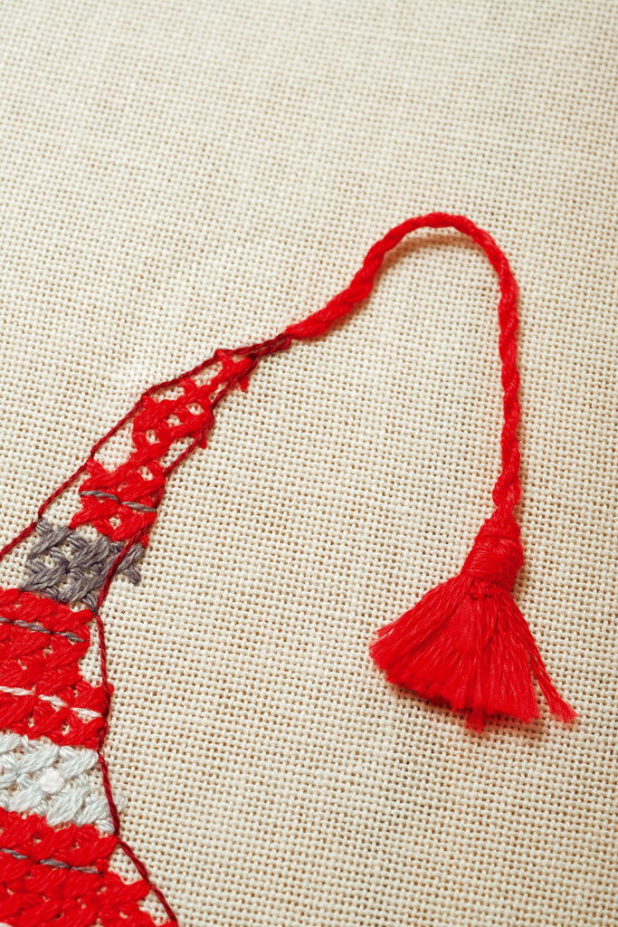 Camino de mesa Gnomos de navidad - Vervaco - Kit de punto de cruz PN-0155966