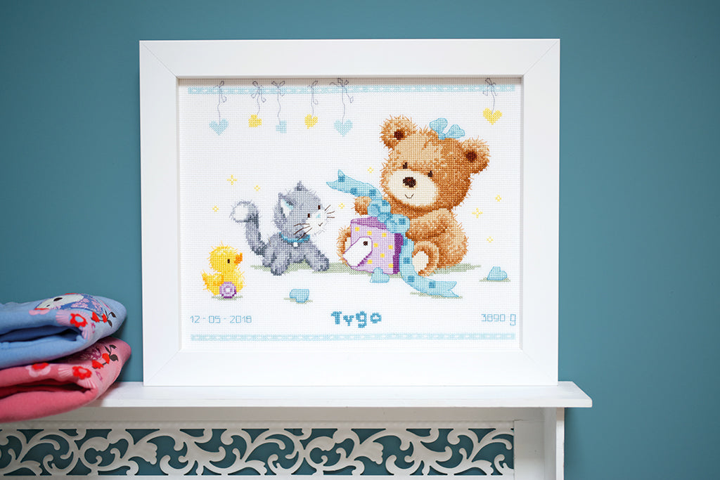 Bear & present - Vervaco - Kit de punto de cruz PN-0157028