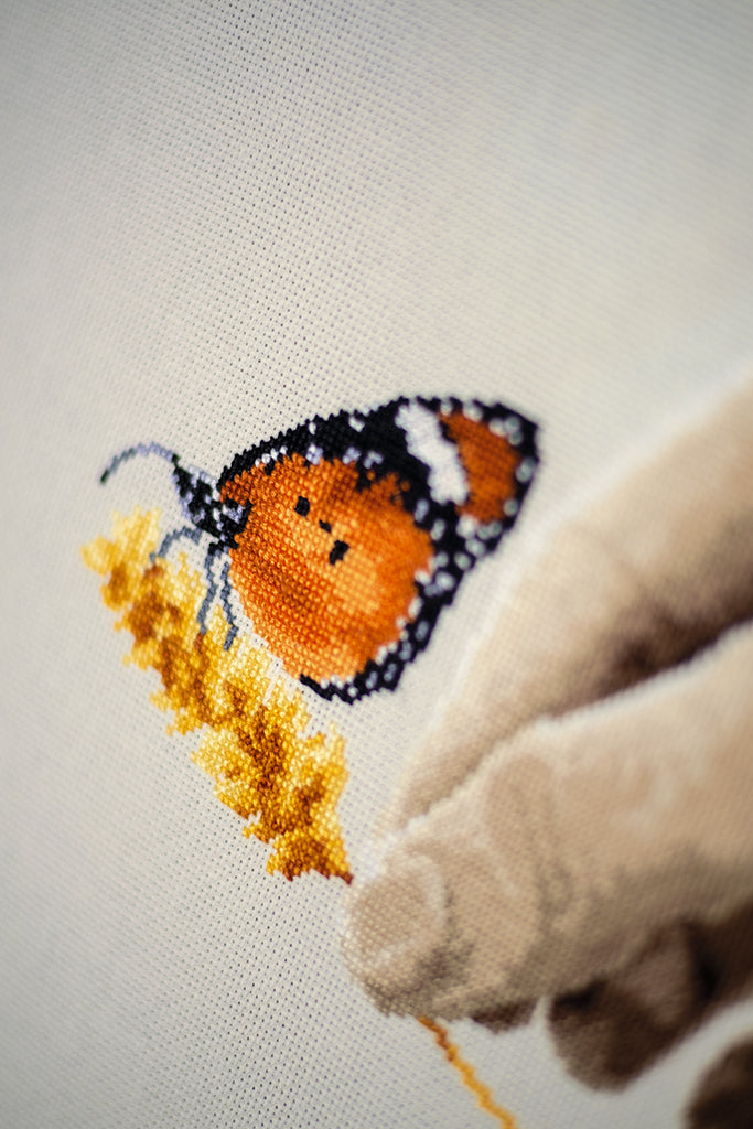 Mano y mariposa - Vervaco - Kit de punto de cruz PN-0157546