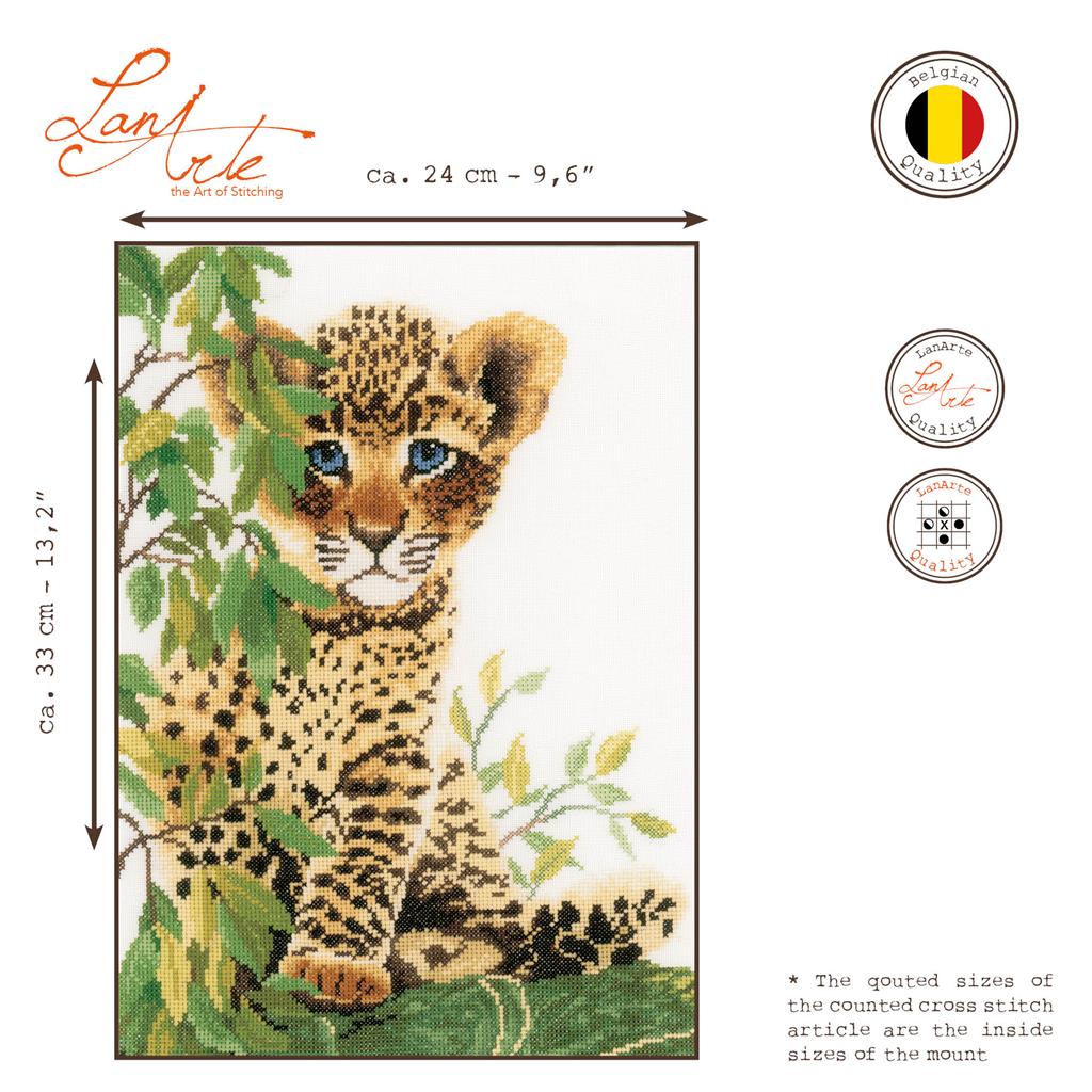Pantera pequeñ - Lanarte - Kit de punto de cruz PN-0158160