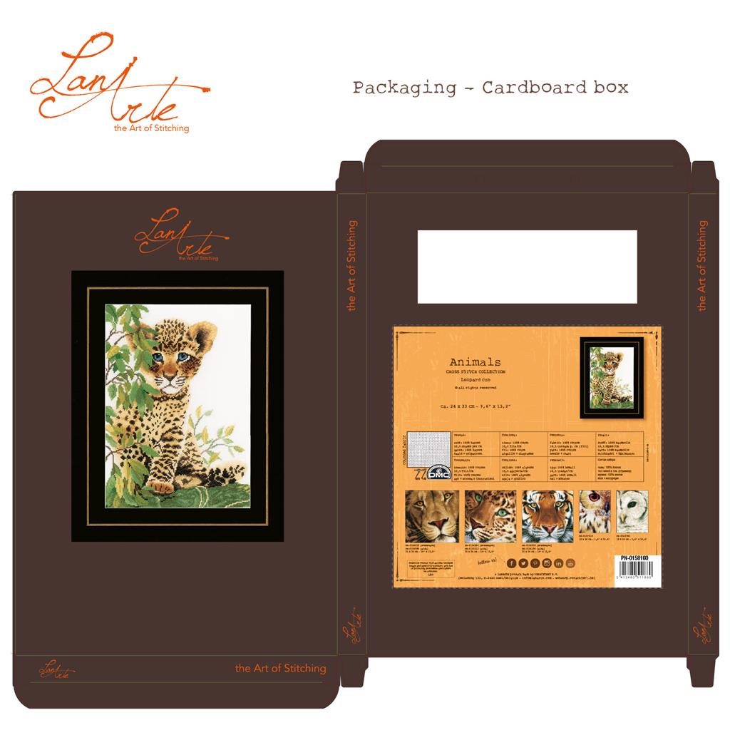 Pantera pequeñ - Lanarte - Kit de punto de cruz PN-0158160