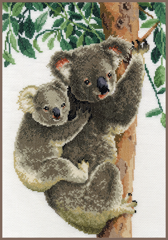 Koala with baby - Vervaco - Kit de punto de cruz PN-0158414