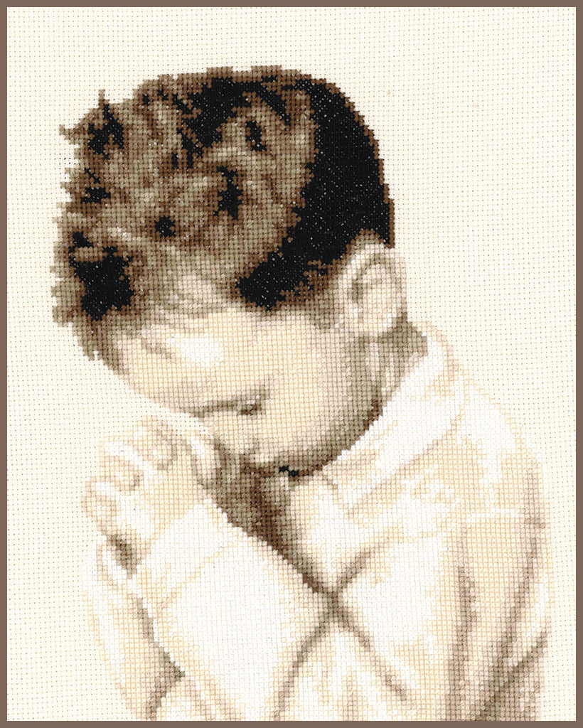 Niño rezando - Vervaco - Kit de punto de cruz PN-0162064