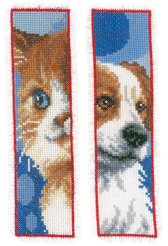 Cat and dog set of 2 - Vervaco - Kit de punto de cruz PN-0162195
