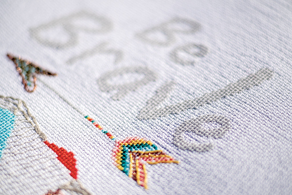 Sé valiente - Vervaco - Kit de punto de cruz PN-0164121