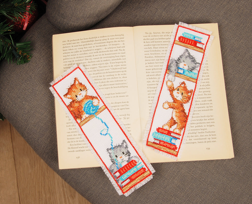 Playful kittens set of 2 - Vervaco - Kit de punto de cruz PN-0165211