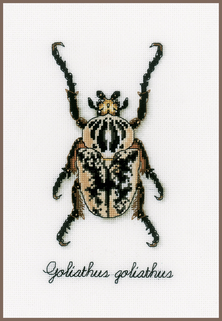 LMV Beige beetle - Vervaco - Cross stitch kit PN-0165400