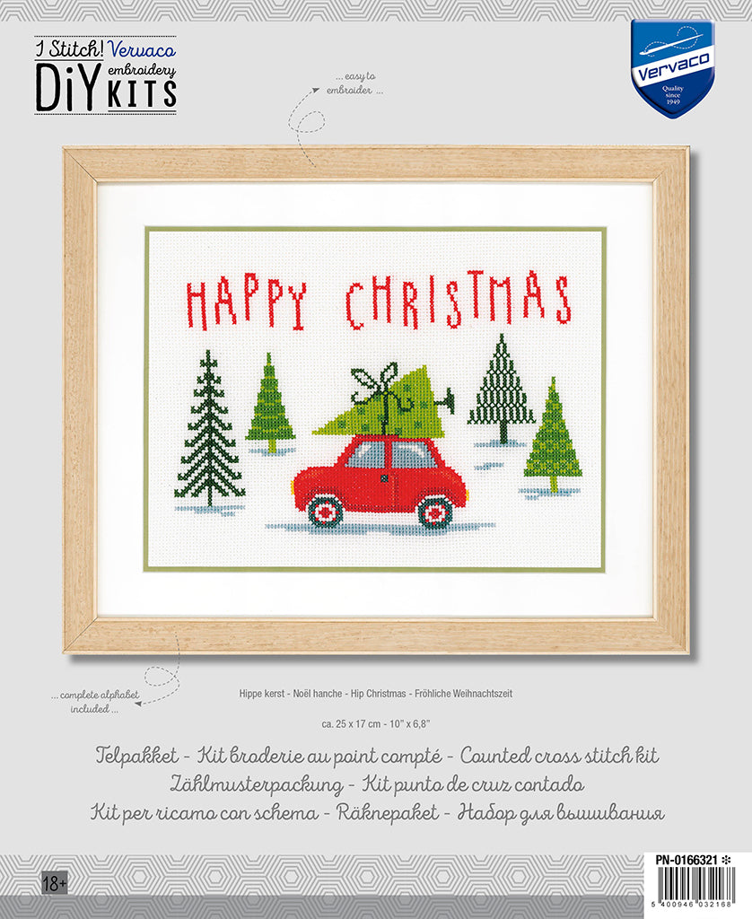 Hip Christmas - Vervaco - Kit de punto de cruz PN-0166321