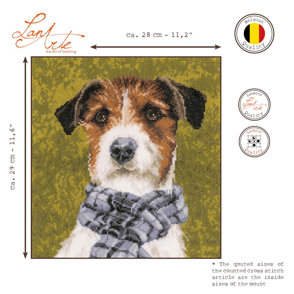 Perro - Lanarte - Kit de punto de cruz PN-0167505
