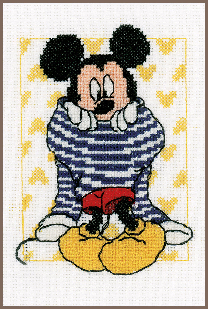 DisneyMickey gets dressed - Vervaco - Kit de punto de cruz PN-0167520