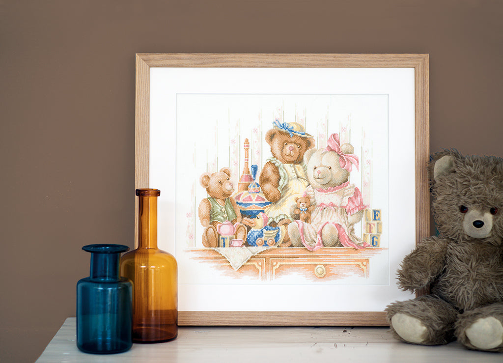 Oursons et jouets - Lanarte - Kit de point de croix PN-0168381