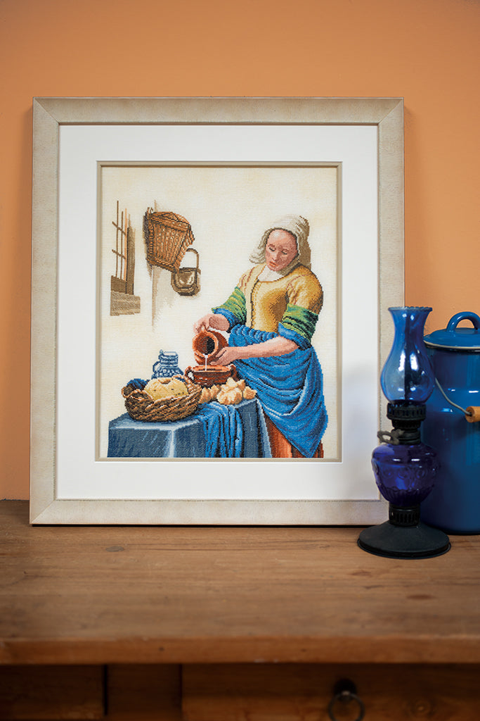 La Lechera - Lanarte - Kit de punto de cruz PN-0168604