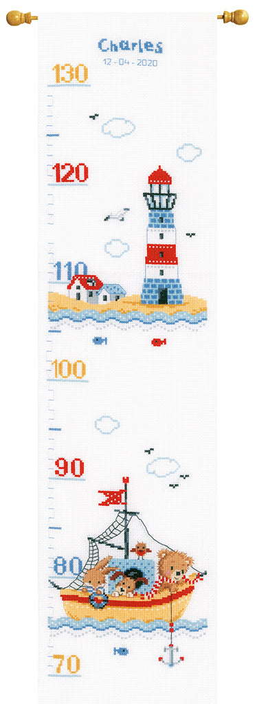 Medidor. Boat sailing - Vervaco - Kit de punto de cruz PN-0169272