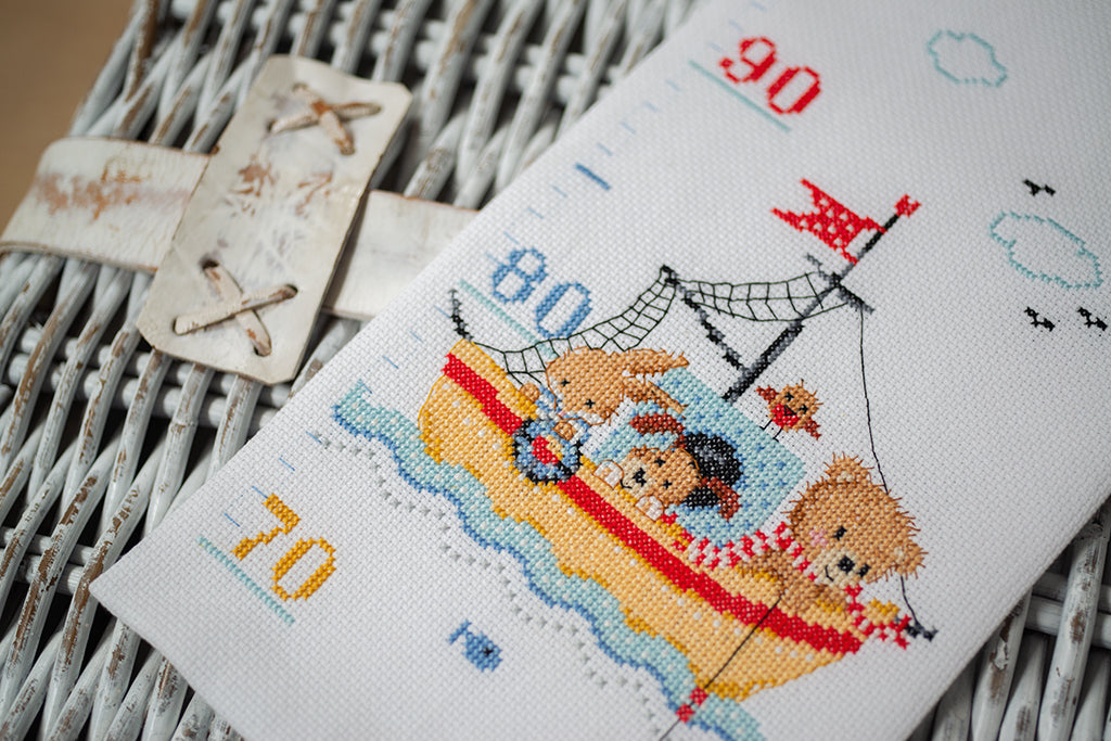 Medidor. Boat sailing - Vervaco - Kit de punto de cruz PN-0169272