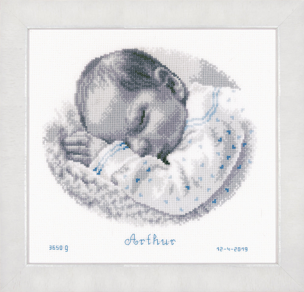 Bebé dormido - Vervaco - Kit de punto de cruz PN-0169612