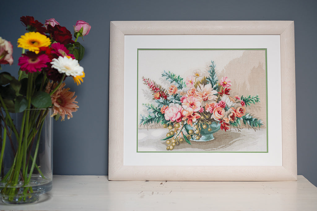 Ramo de flores - Lanarte - Kit de punto de cruz PN-0169794