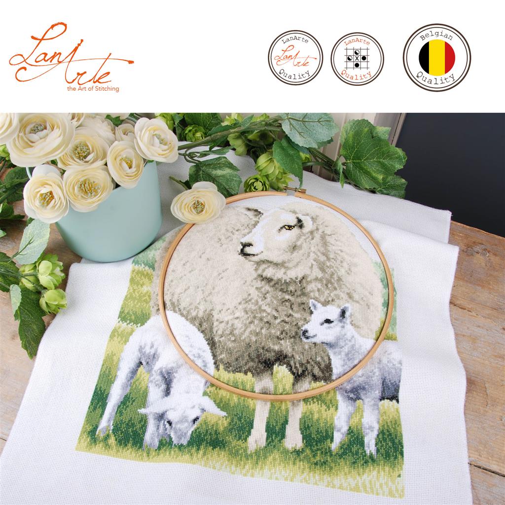 Oveja - Lanarte - Kit de punto de cruz PN-0170416