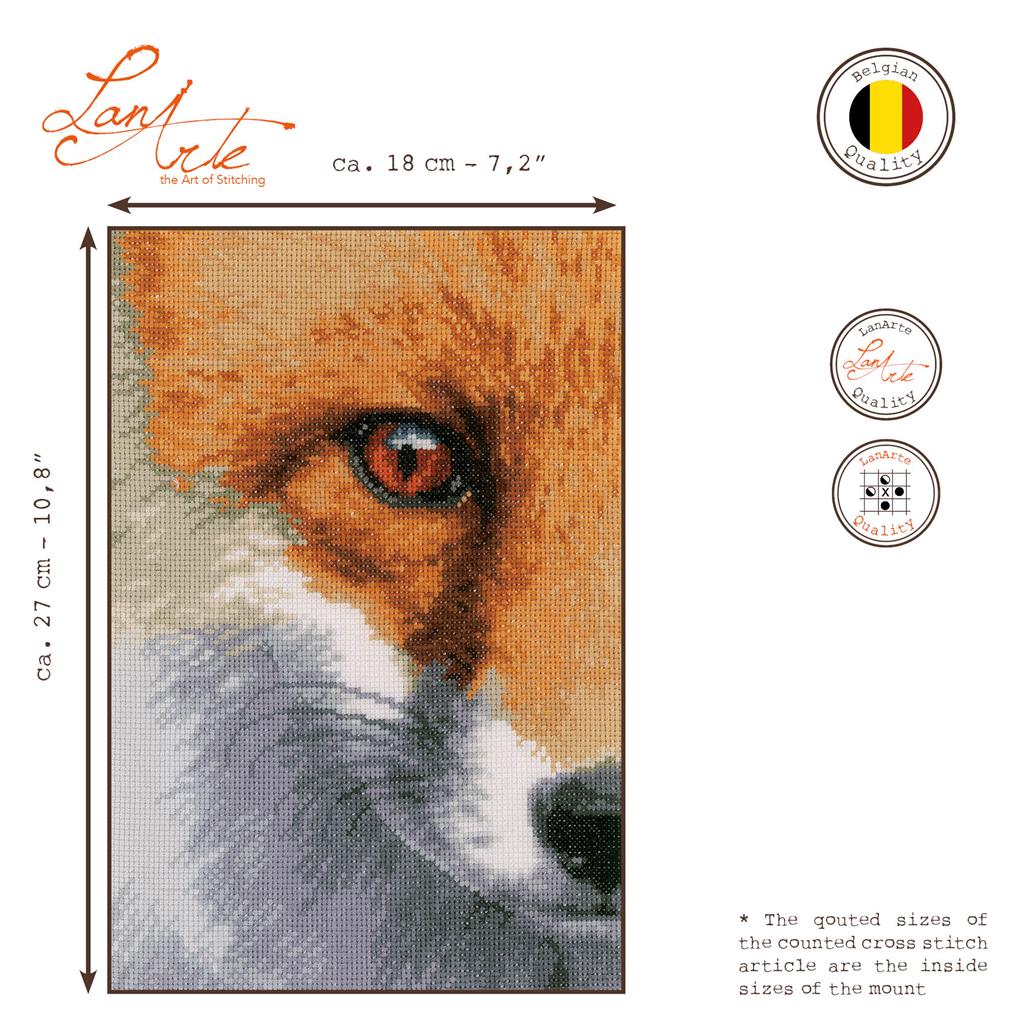 Zorro - Lanarte - Kit de punto de cruz PN-0171836