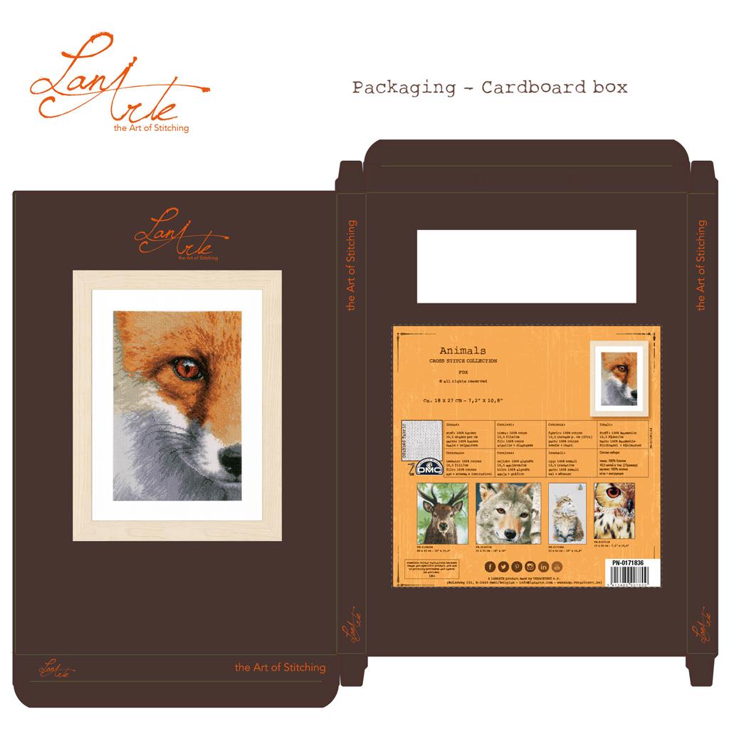 Zorro - Lanarte - Kit de punto de cruz PN-0171836