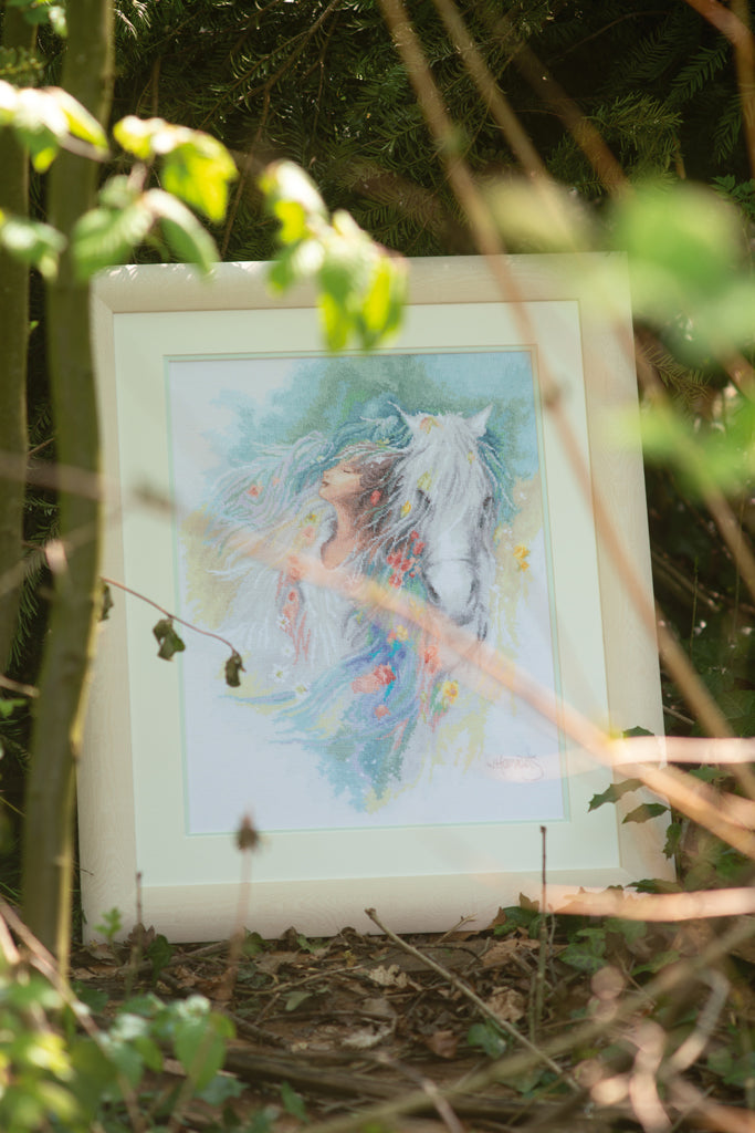 Pensamientos - Lanarte - Kit de punto de cruz PN-0178401