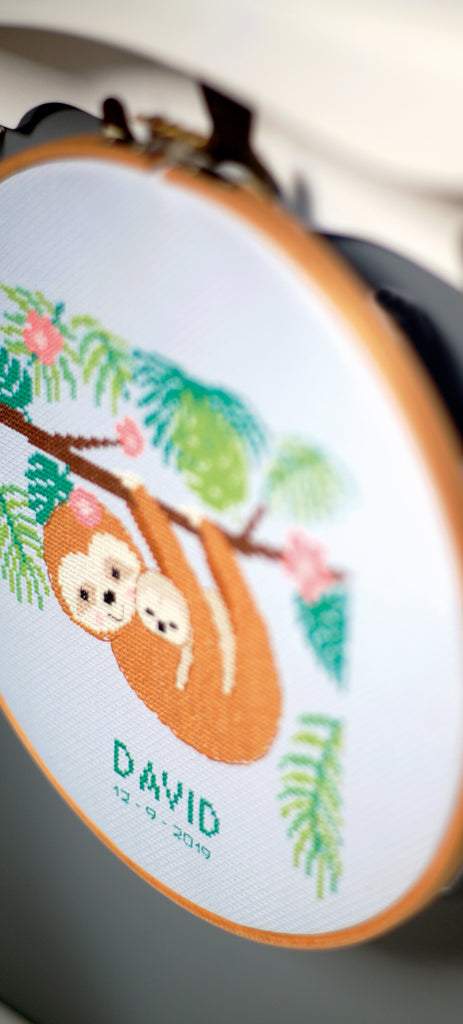 Perezoso dulce - Vervaco - Kit de punto de cruz PN-0178413