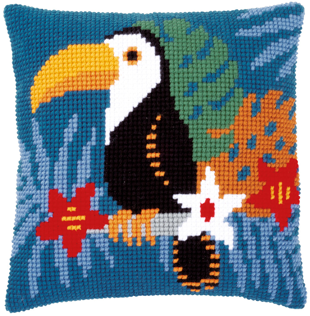 TOUCAN - Kit para crear una almohada - Vervaco PN-0179357