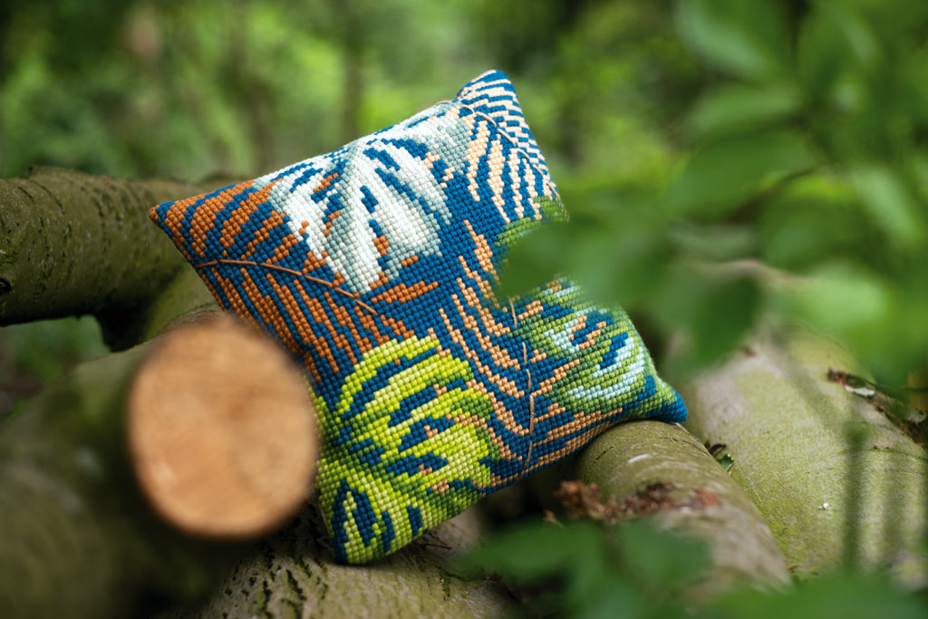 BOTANICAL LEAVES - Kit para crear una almohada - Vervaco