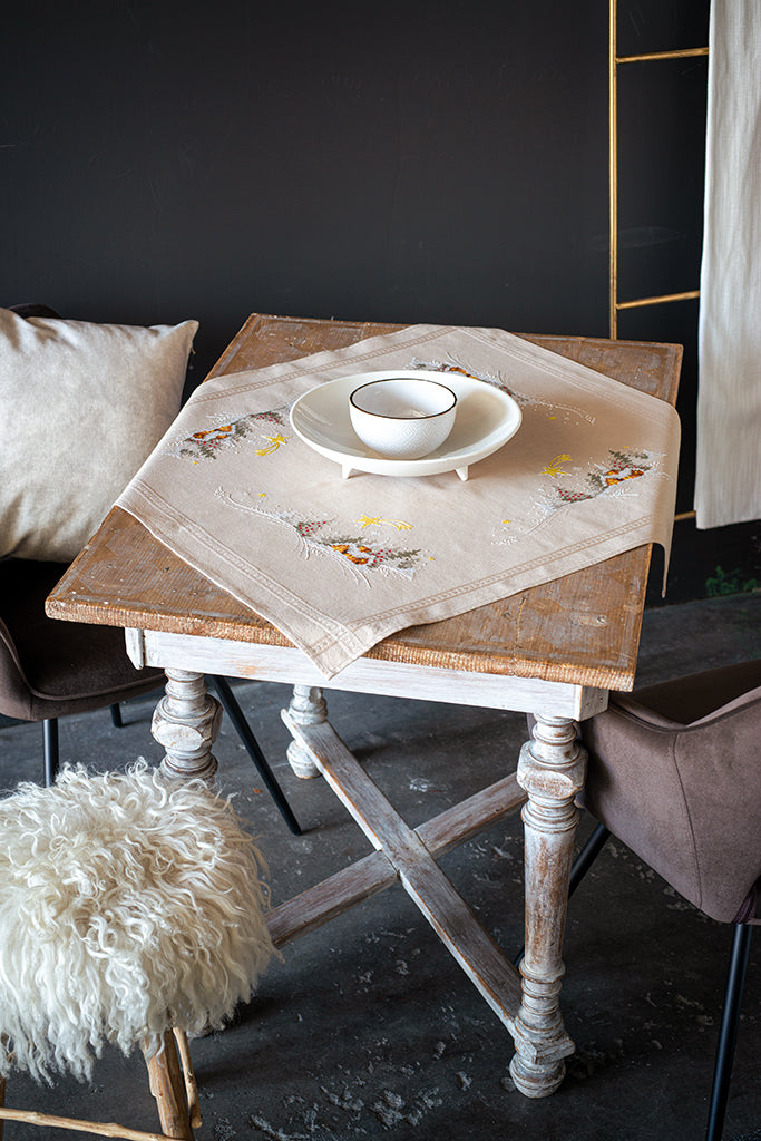 Mesa de centro Paisaje de navidad - Vervaco - Kit de punto de cruz PN-0179557