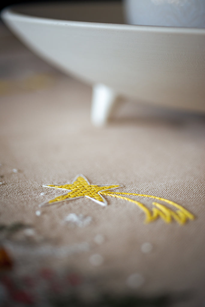 Mesa de centro Paisaje de navidad - Vervaco - Kit de punto de cruz PN-0179557