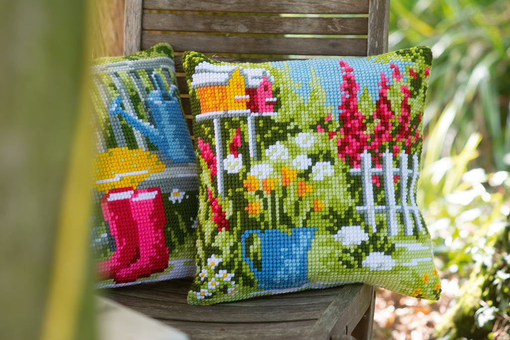 IN MY GARDEN - Kit para crear una almohada - Vervaco PN-0182952