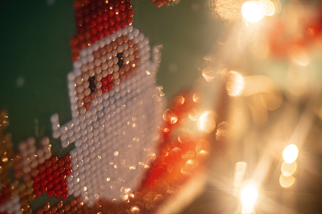 Happy Santa Greeting Card - Vervaco - Kit Punto Diamante