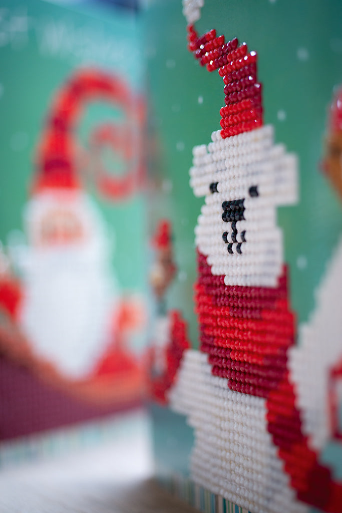 Happy bear. Greeting Cards - Vervaco - Diamond Point Kit PN-0183278