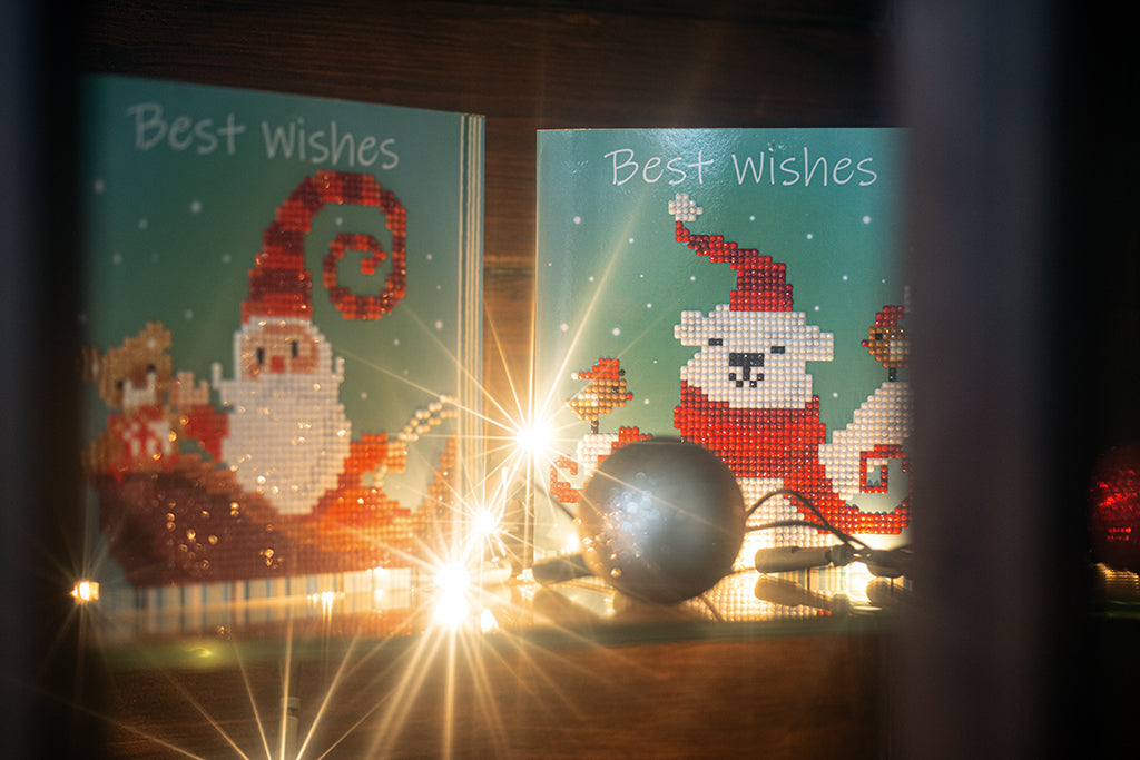 Happy bear. Greeting Cards - Vervaco - Diamond Point Kit PN-0183278