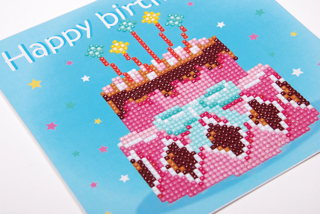 Happy Birthday. Greeting Cards - Vervaco - Diamond Point Kit PN-0184513