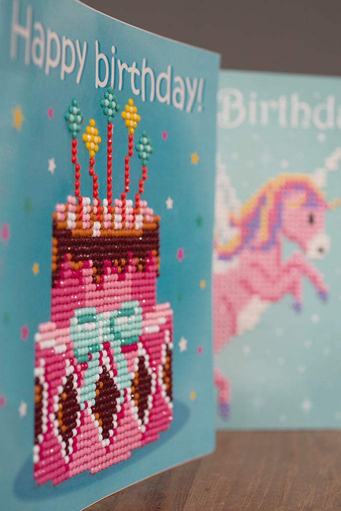 Happy Birthday. Greeting Cards - Vervaco - Diamond Point Kit PN-0184513